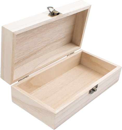 Wood storage box - wood,