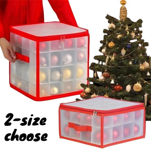 Christmas ornament storage box - christmas,