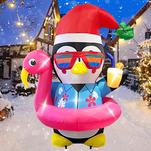 Inflatable penguin christmas - penguin,