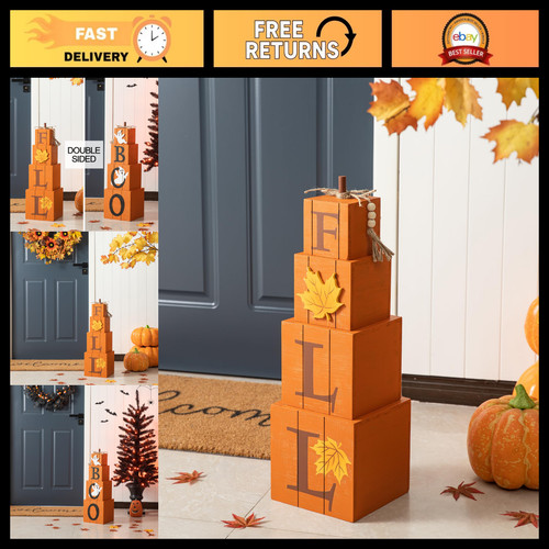 Nestable stacked pumpkin - pumpkin, boxes